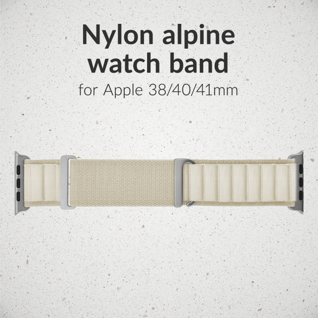 Mobilize Mobilize Alpine Nylon Watch Band Apple Watch 38/40/41/42mm - Starlight
