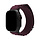 Mobilize Nylon Watch Band - Alpine - Black Connector - for Apple 42 (Gen 1 t/m 3)/44/45/46/49mm - Bordeaux
