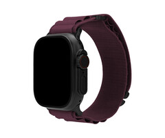 Mobilize Mobilize Nylon Watch Band - Alpine - Black Connector - for Apple 38/40/41/(Gen 10+) 42mm - Bordeaux