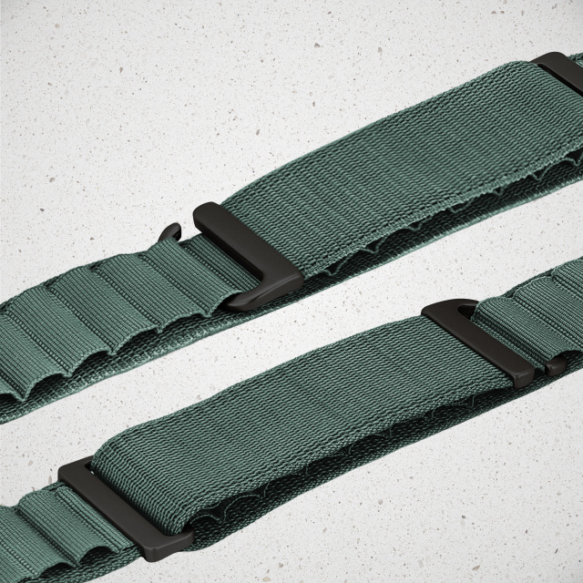 Mobilize Mobilize Nylon Watch Band Alpine - Apple Watch 38/40/41/42mm - Groen