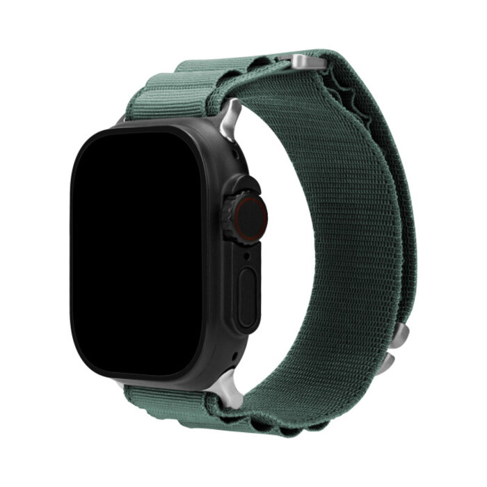 Mobilize Mobilize Alpine Nylon Watch Band 38/40/41/42mm - Titanium Connector - Groen