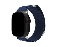 Mobilize Mobilize Nylon Watch Band - Alpine - Titanium Connector - for Apple 42 (Gen 1 t/m 3)/44/45/46/49mm - Blue