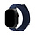 Mobilize Nylon Watch Band - Alpine - Titanium Connector - for Apple 42 (Gen 1 t/m 3)/44/45/46/49mm - Blue