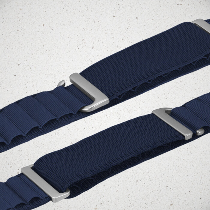 Mobilize Mobilize Alpine Nylon Horlogeband Apple Watch 38/40/41/42mm - Blauw
