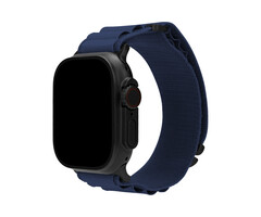 Mobilize Mobilize Nylon Watch Band - Alpine - Black Connector - for Apple 38/40/41/(Gen 10+) 42mm - Blue
