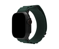 Mobilize Mobilize Nylon Watch Band - Alpine - Black Connector - for Apple 38/40/41/(Gen 10+) 42mm - Dark Green