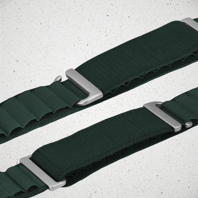 Mobilize Mobilize Alpine Nylon Watch Band Apple 38/40/41/42mm - Dark Green