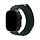 Mobilize Nylon Watch Band - Alpine - Titanium Connector - for Apple 42 (Gen 1 t/m 3)/44/45/46/49mm - Dark Green