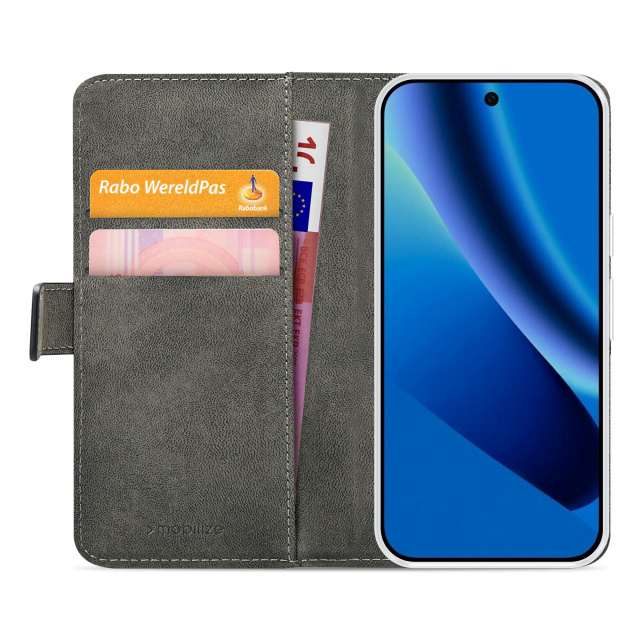 Mobilize Mobilize Classic Gelly Wallet Book Case Google Pixel 10a - Zwart