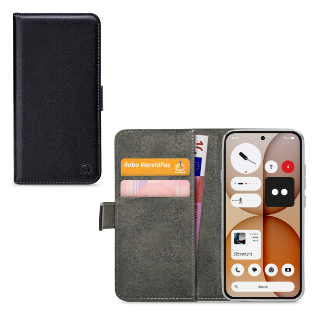 Mobilize Mobilize Classic Gelly Wallet Book Case voor Nothing Phone (4a) - Zwart
