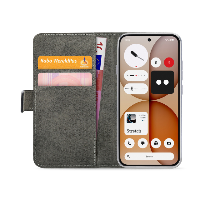 Mobilize Mobilize Classic Gelly Wallet Book Case voor Nothing Phone (4a) - Zwart