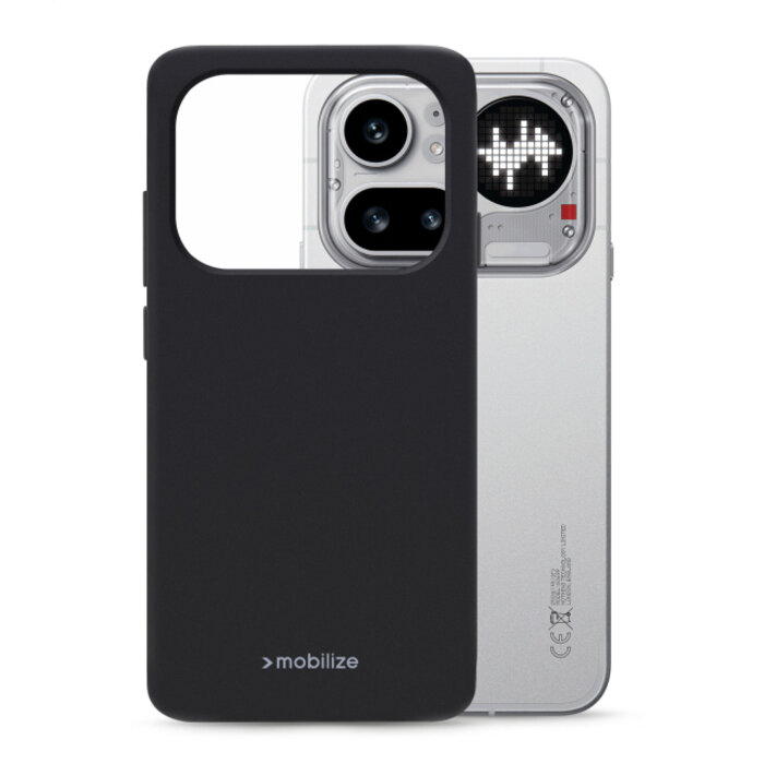 Mobilize Mobilize Rubber Gelly Case Nothing Phone (4a) Pro - Mat Zwart