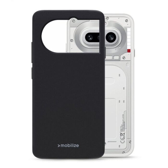 Mobilize Mobilize Rubber Gelly Case Nothing Phone (4a) - Matt Black