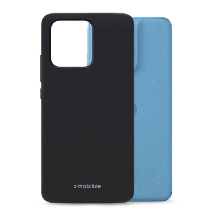 Mobilize Mobilize Rubber Gelly Case Motorola Moto G17 / G17 Power - Mat Zwart