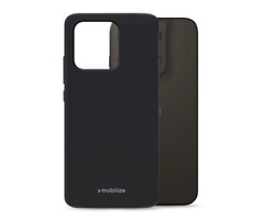 Mobilize Mobilize Rubber Gelly Case Motorola Moto G67 / G77 - Mat Zwart