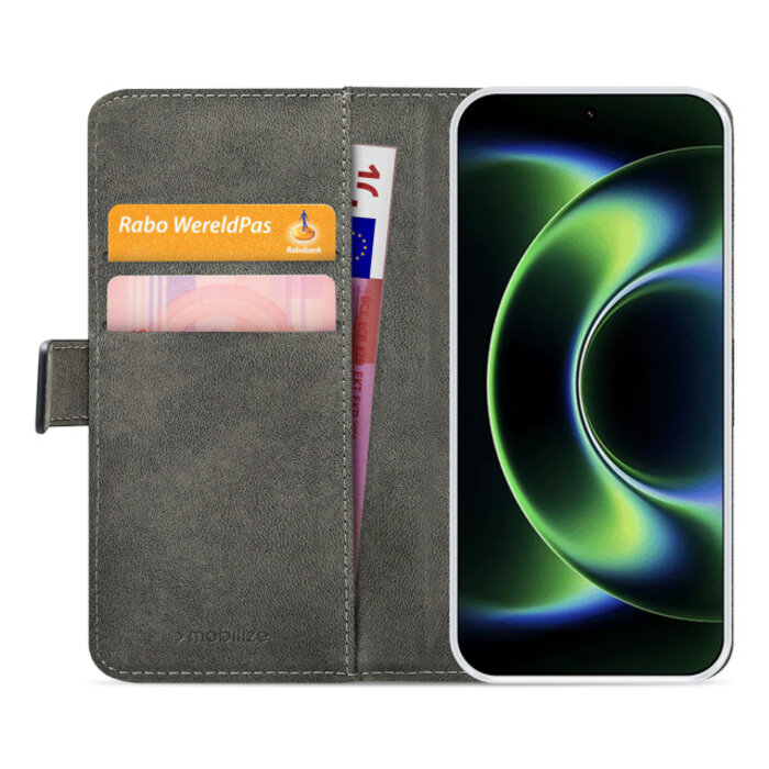 Mobilize Mobilize Classic Gelly Wallet Book Case voor Xiaomi 17 Ultra - Zwart