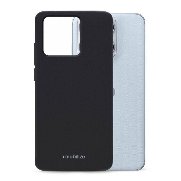 Mobilize Mobilize Rubber Gelly Case Motorola Edge 70 Fusion - Matt Black