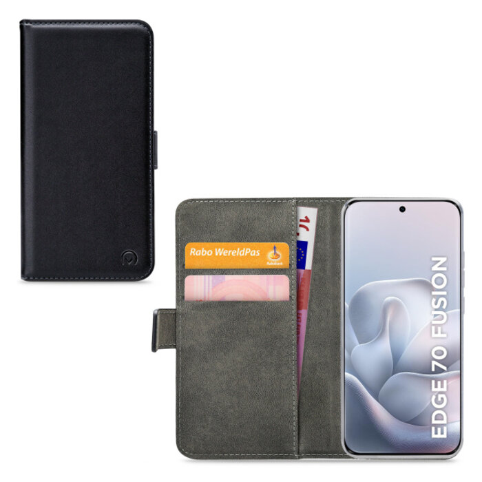 Mobilize Mobilize Classic Gelly Wallet Book Case Motorola Edge 70 Fusion - Zwart