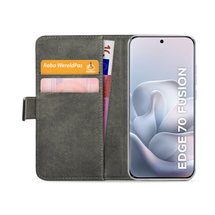 Mobilize Mobilize Classic Gelly Wallet Book Case Motorola Edge 70 Fusion - Zwart
