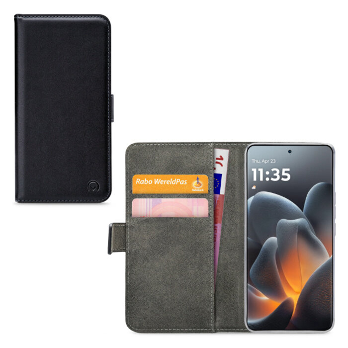 Mobilize Mobilize Classic Gelly Wallet Book Case Motorola Signature - Zwart