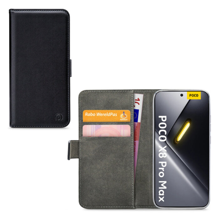 Mobilize Mobilize Classic Gelly Wallet Book Case Xiaomi Poco X8 Pro Max 5G Zwart