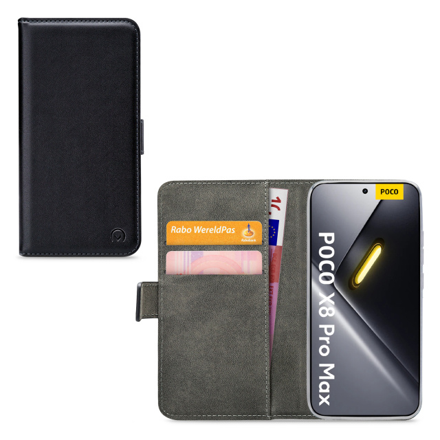 Mobilize Mobilize Classic Gelly Wallet Book Case Xiaomi Poco X8 Pro Max 5G Zwart