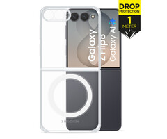 Mobilize Mobilize Naked Case MagSafe voor Samsung Galaxy Z Flip8 5G - Transparant