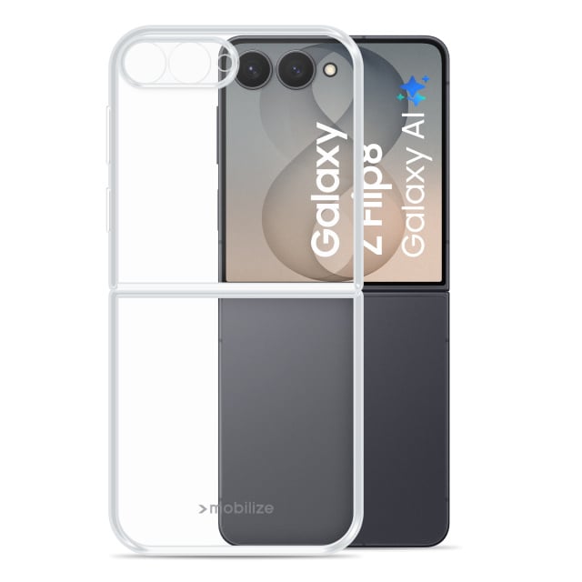 Mobilize Mobilize Gelly Case Samsung Galaxy Z Flip7 5G / Flip8 5G - Transparant