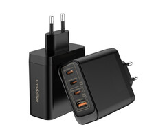 Mobilize Mobilize GaN Thuislader 140W - 3x USB-C + 1x USB-A - PD / PPS - Zwart