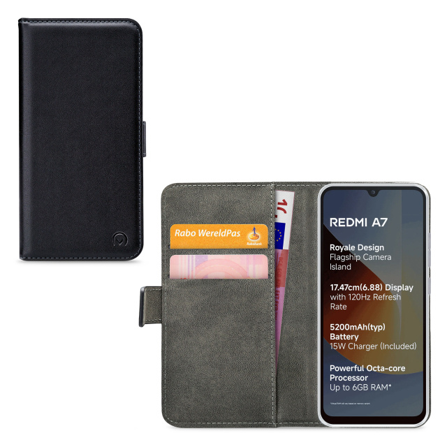 Mobilize Mobilize Classic Gelly Wallet Book Case Xiaomi Redmi A7 4G Zwart