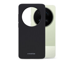 Mobilize Mobilize Rubber Gelly Case Vivo X300 Ultra Matt Black