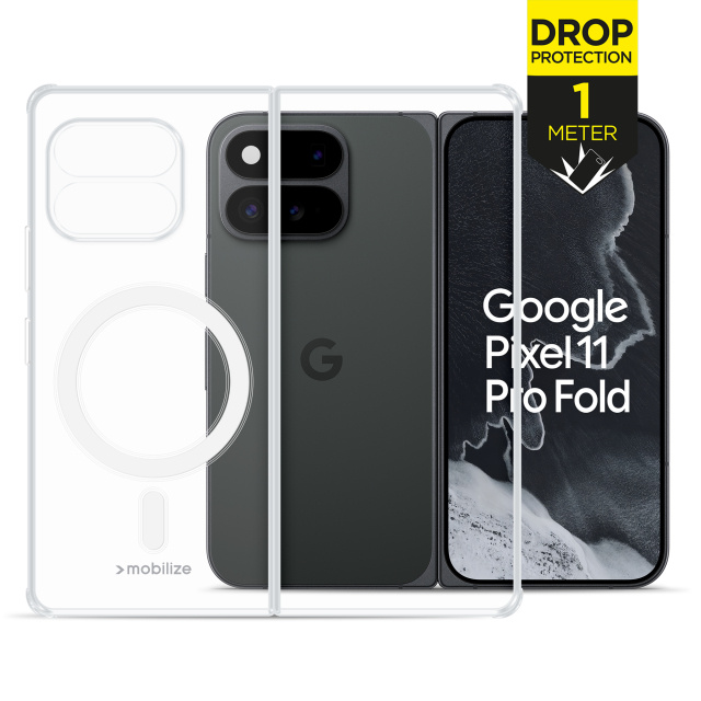Mobilize Mobilize MagSafe Naked Protection Case Google Pixel 11 Pro Fold Clear