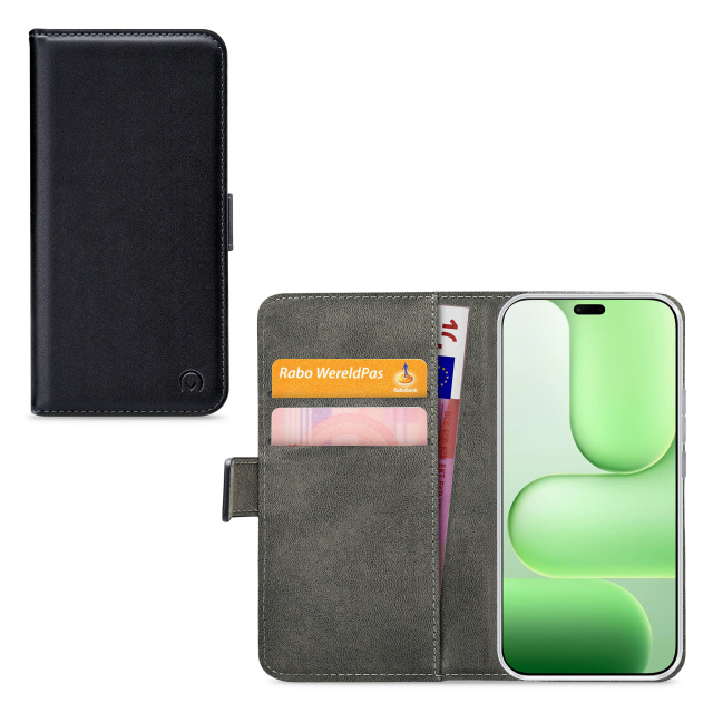 Mobilize Mobilize Classic Gelly Wallet Book Case Honor 600 Lite Zwart