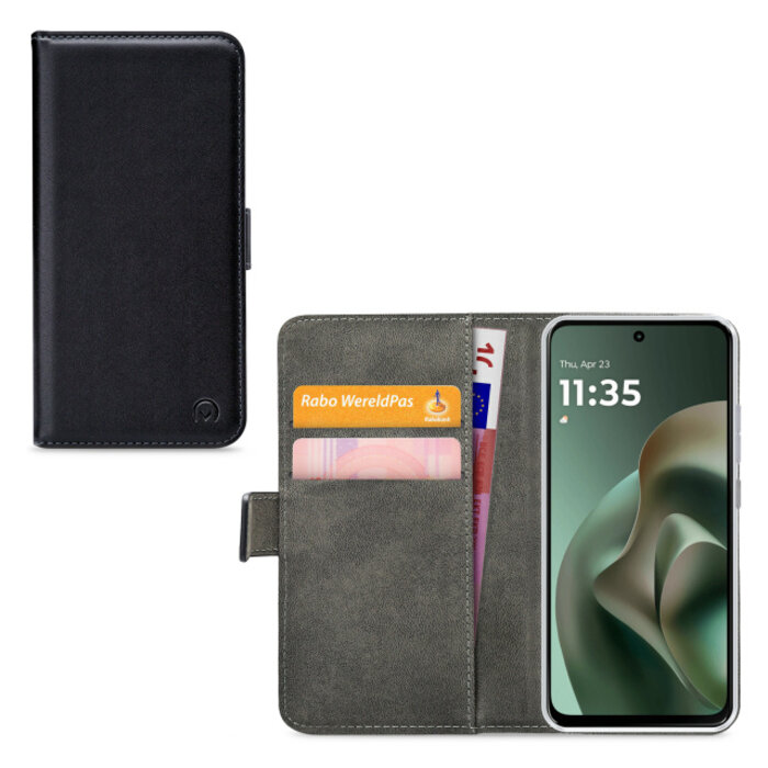 Mobilize Mobilize Classic Wallet Book Case - Motorola Moto G57 / G67 Power - Zwart