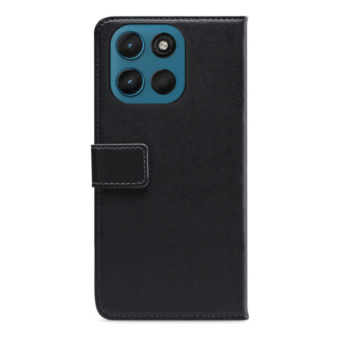 Mobilize Mobilize Classic Gelly Wallet Book Case Motorola Moto G57 - Zwart
