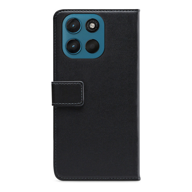 Mobilize Mobilize Classic Gelly Wallet Book Case Motorola Moto G57 - Zwart