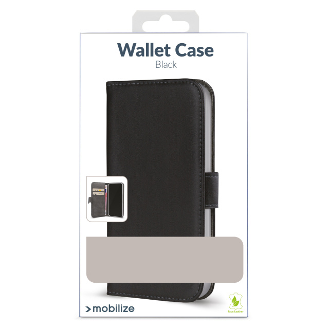 Mobilize Mobilize Classic Gelly Wallet Book Case Motorola Moto G57 - Zwart