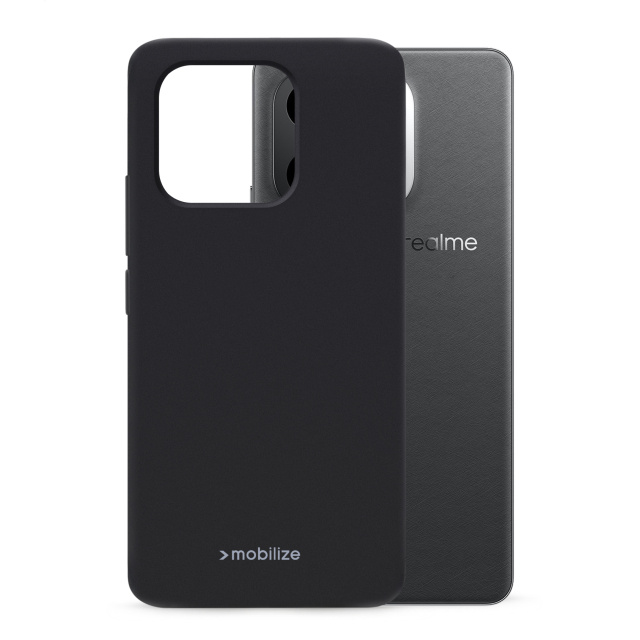 Mobilize Mobilize Rubber Gelly Case realme 16 Pro+ 5G - Matt Black