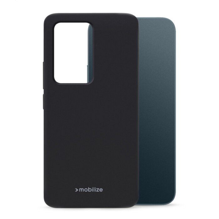 Mobilize Mobilize Rubber Gelly Case voor Realme C100 5G - Mat Zwart