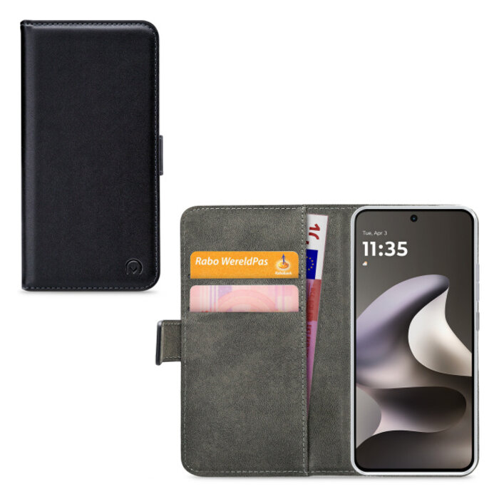 Mobilize Mobilize Classic Gelly Wallet Book Case Motorola Moto G37/G77 Power Zwart