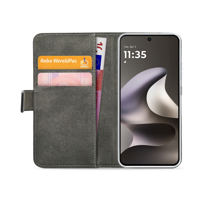 Mobilize Mobilize Classic Gelly Wallet Book Case Motorola Moto G37/G77 Power Zwart