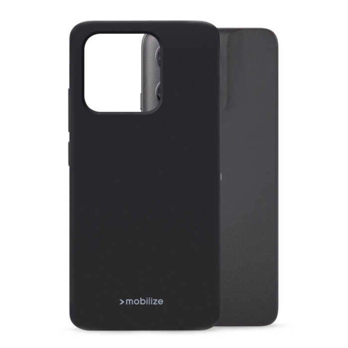 Mobilize Mobilize Rubber Gelly Case Motorola Moto G47 - Mat Zwart