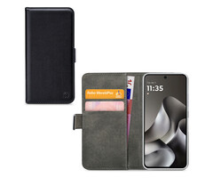 Mobilize Mobilize Classic Gelly Wallet Book Case Motorola Moto G47 Zwart