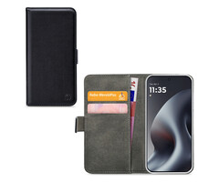 Mobilize Mobilize Classic Gelly Wallet Book Case Motorola Moto G87 - Zwart