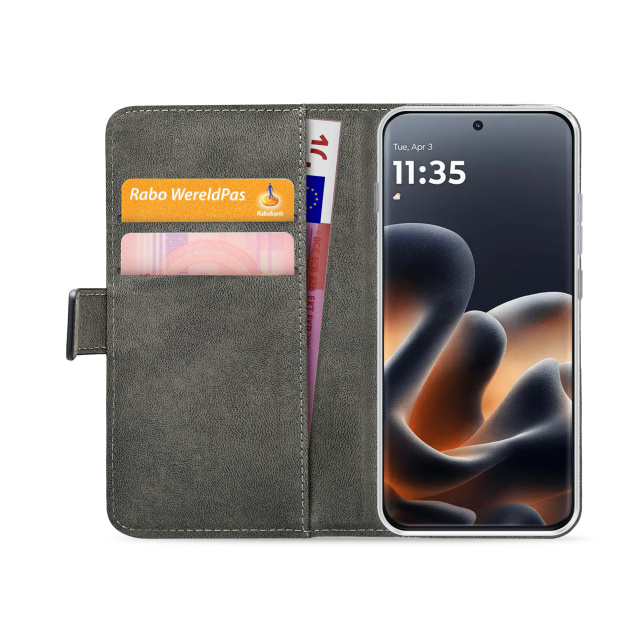 Mobilize Mobilize Classic Gelly Wallet Book Case Motorola Edge 70 Pro Zwart