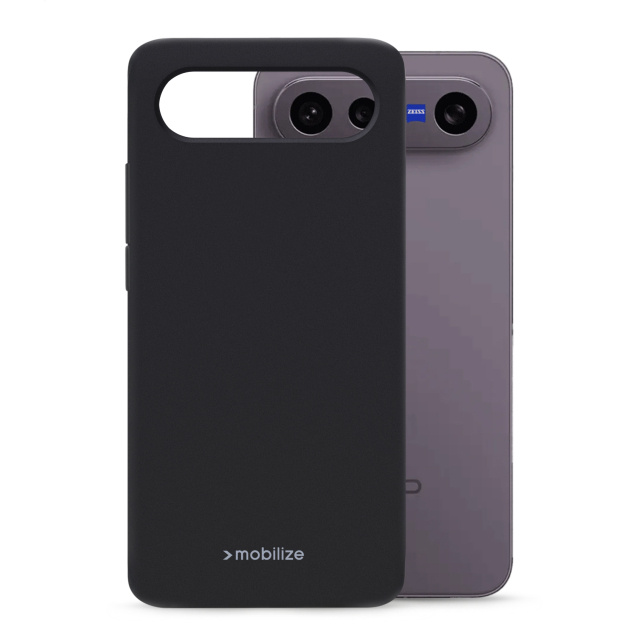 Mobilize Mobilize Rubber Gelly Case Vivo X300 FE - Matt Black