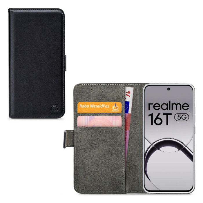 Mobilize Mobilize Classic Gelly Wallet Book Case realme 16T 5G Black