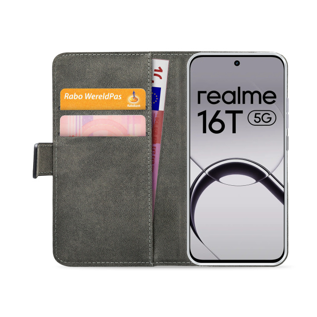 Mobilize Mobilize Classic Gelly Wallet Book Case realme 16T 5G Black