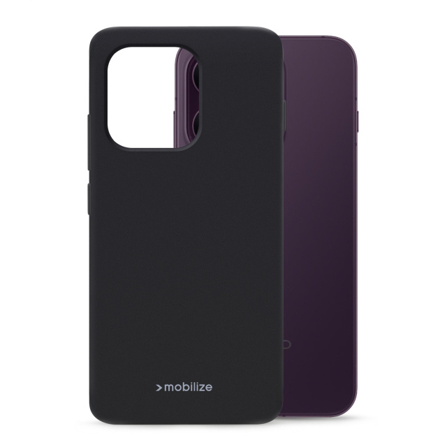 Mobilize Mobilize Rubber Gelly Case voor OPPO Reno16 5G - Mat Zwart