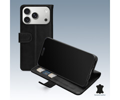 Mobilize Mobilize Leather Wallet voor Apple iPhone 17 Pro Max / 18 Pro Max - Zwart